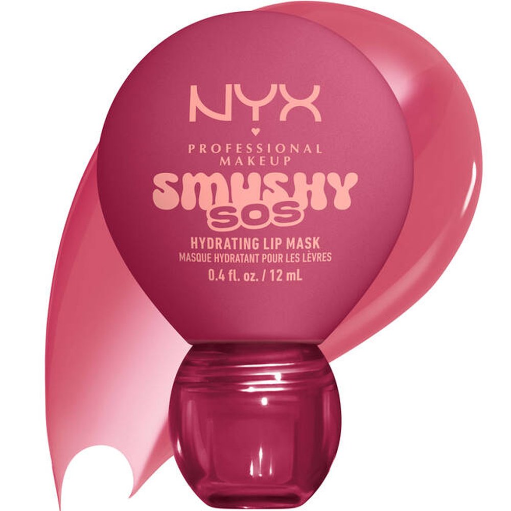 Nyx Professional Makeup Smushy Sos Hydrating Lip Mask Ενυδατική Μάσκα Χειλιών Εμπλουτισμένη με Υαλουρονικό Οξύ που Προσφέρει 12 Ώρες Ενυδάτωσης 12ml - 06 Rose Recharge