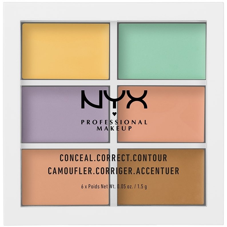 NYX Professional Makeup Color Correcting Palette Παλέτα Διόρθωσης Χρώματος με 6 Αποχρώσεις 1 Τεμάχιο 40908