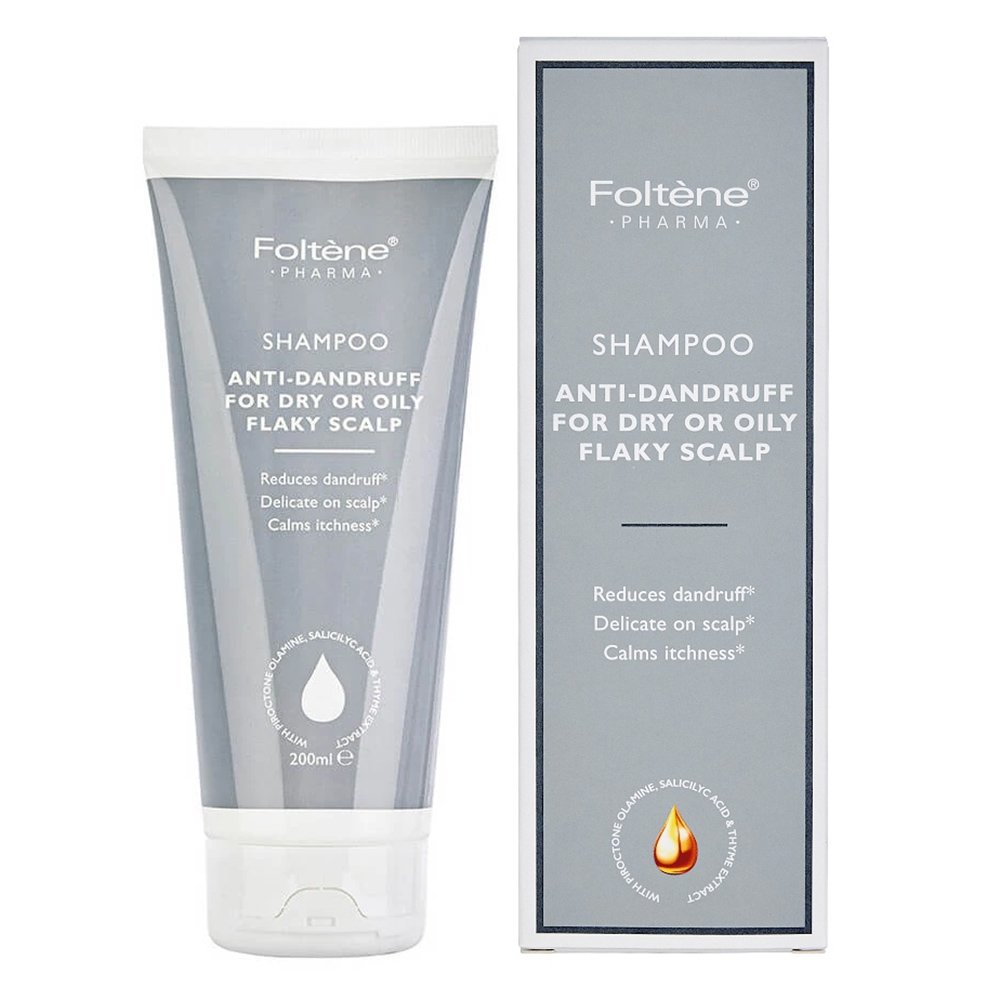 Foltene Pharma Anti-Dandruff Shampoo for Dry or Oily Flaky Scalp Σαμπουάν Κατά της Λιπαρής ή Ξηρής Πιτυρίδας 200ml 39980