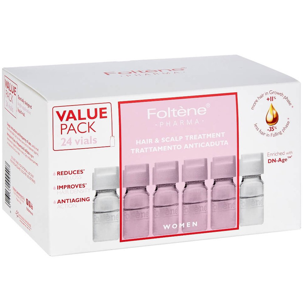 Foltene Pharma Value Pack Women Hair & Scalp Treatment Αγωγή με Αμπούλες Κατά της Γυναικείας Τριχόπτωσης 24Vials x 6ml 48828