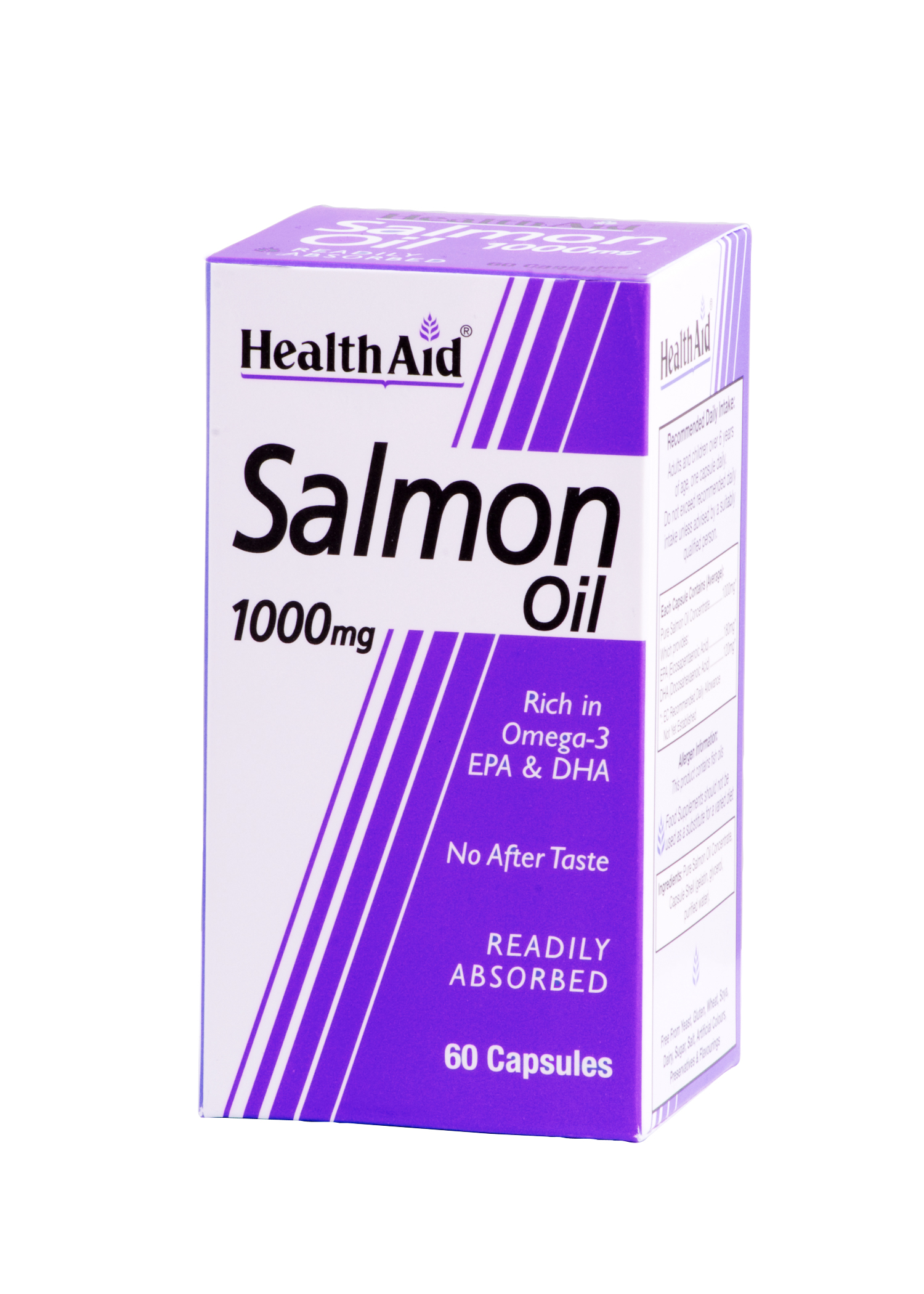Health Aid Salmon Oil Freshwater 1000Mg Καρδιαγγειακή Και Κυκλοφορική Προστασία 60tabs
