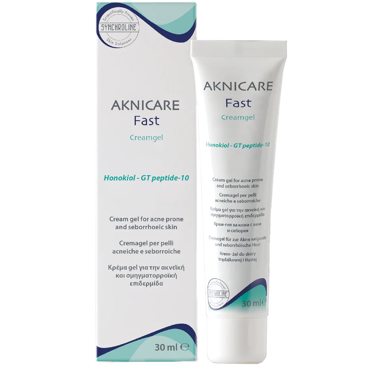 Synchroline Aknicare Fast Creamgel Κρέμα Gel για την Ακνεϊκή & Σμηγματορροϊκή Επιδερμίδα 30ml