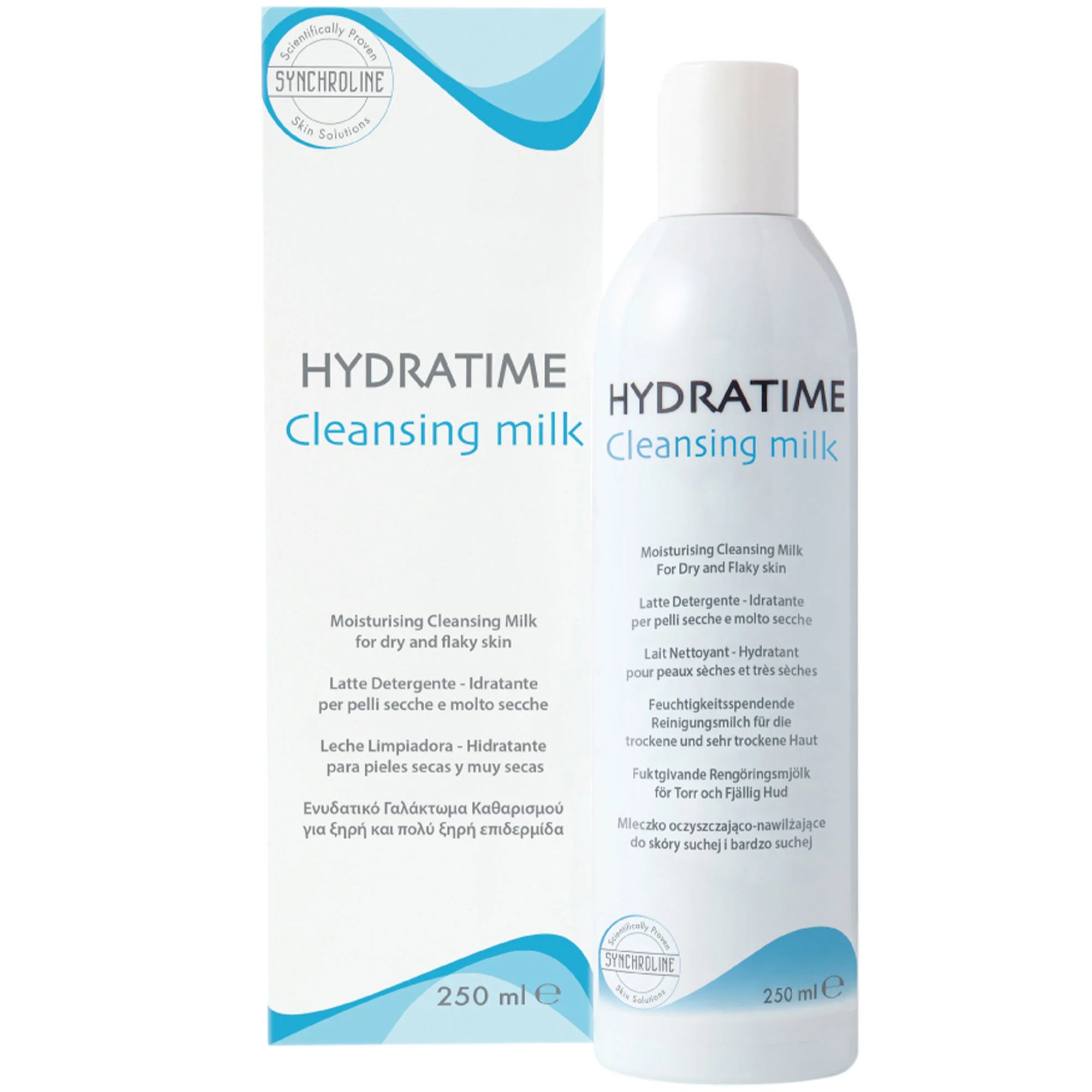 Synchroline Hydratime Cleansing Milk Γαλάκτωμα Καθαρισμού Προσώπου Και Λαιμού 250ml