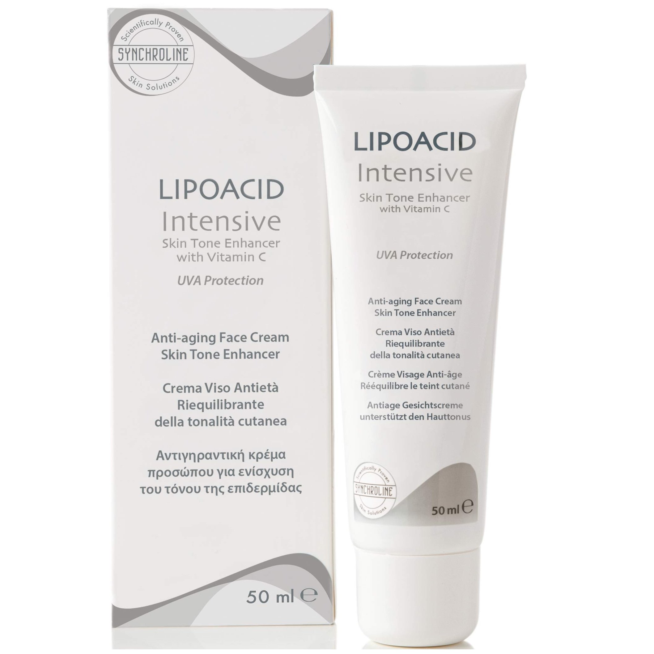 Synchroline Intensive Lipoacid Face Cream Κρέμα Προσώπου & Λαιμού με Λιποϊκό Οξύ & Βιταμίνη C 50ml