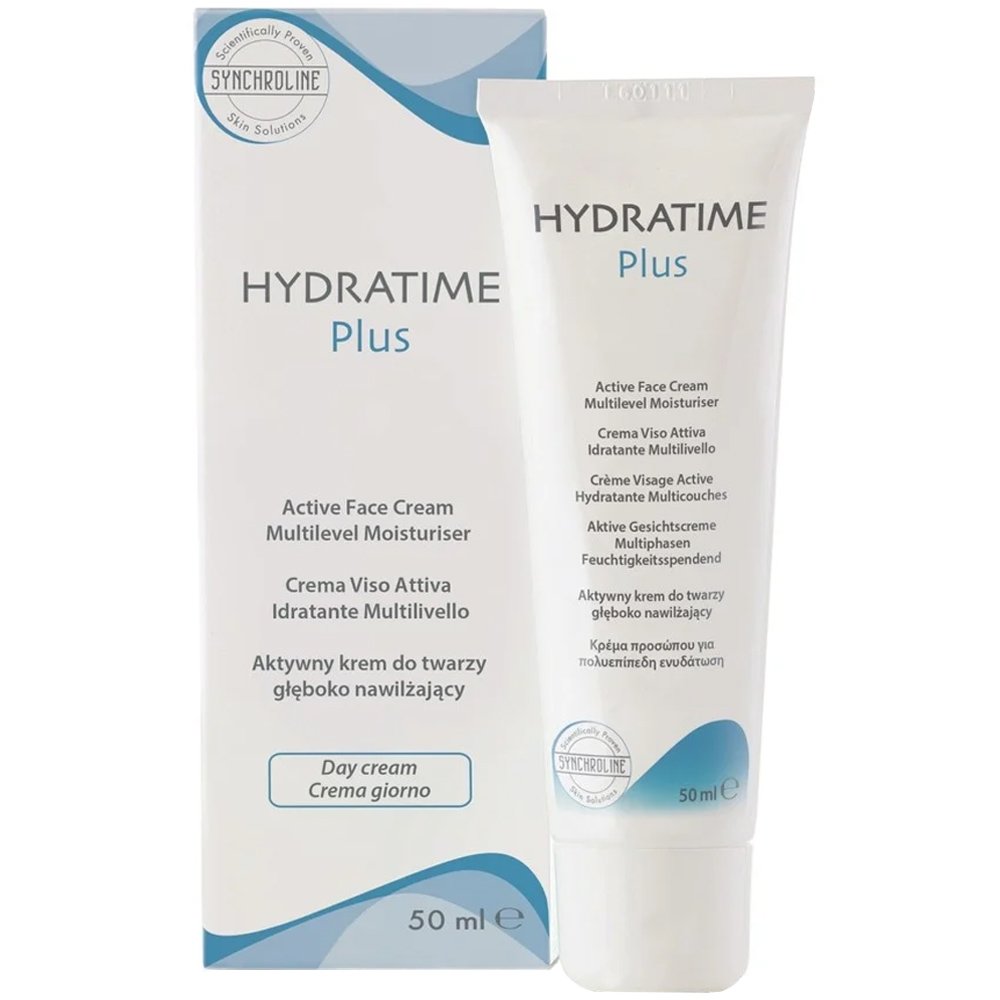 Synchroline Hydratime Plus Face Cream Ενυδατική Κρέμα Προσώπου & Λαιμού για Ξηρό Δέρμα που Προλαμβάνει τη Φωτογήρανση 50ml
