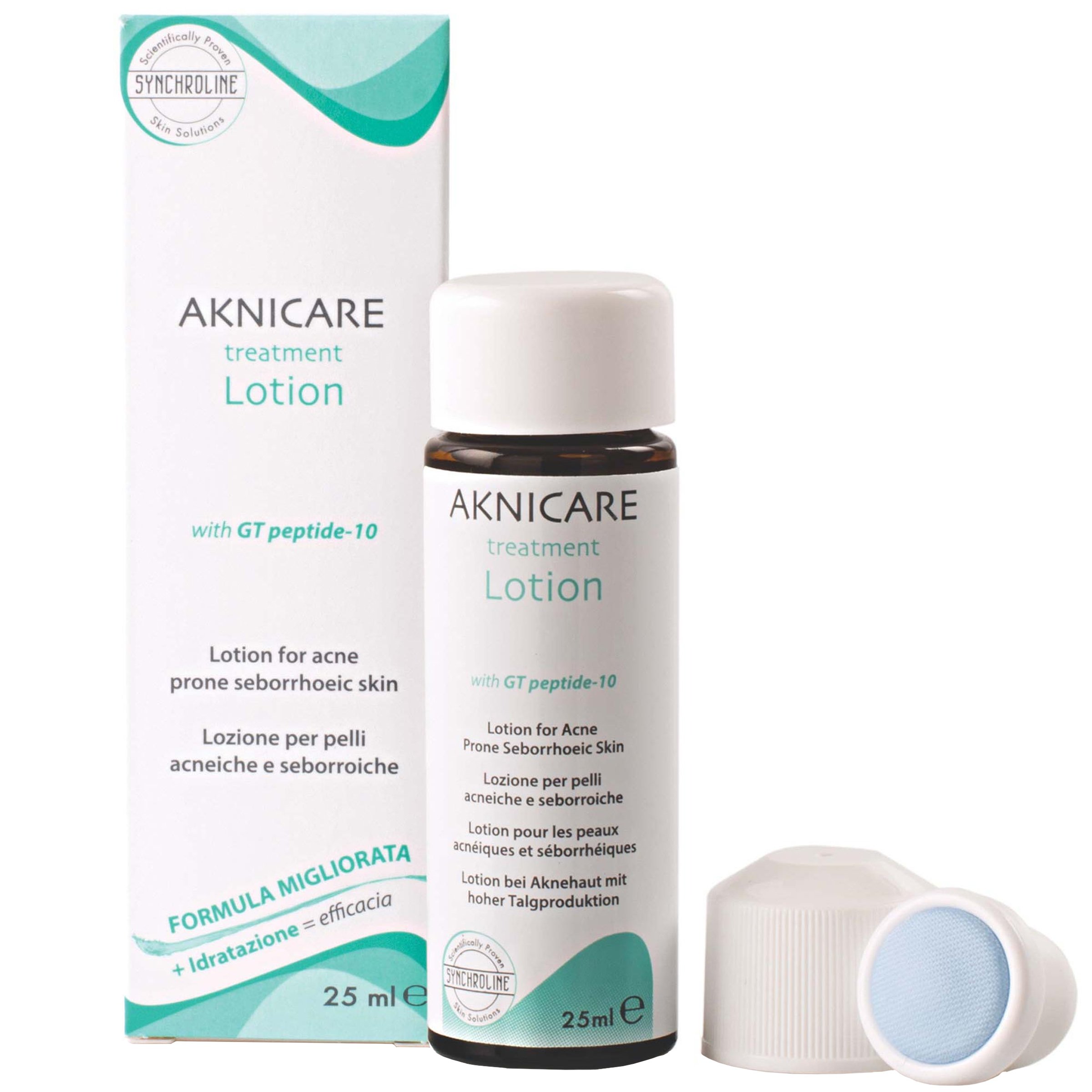 Synchroline Aknicare Lotion Λοσιόν Εντατικής Θεραπείας Ενάντια στα Σπυράκια 25ml