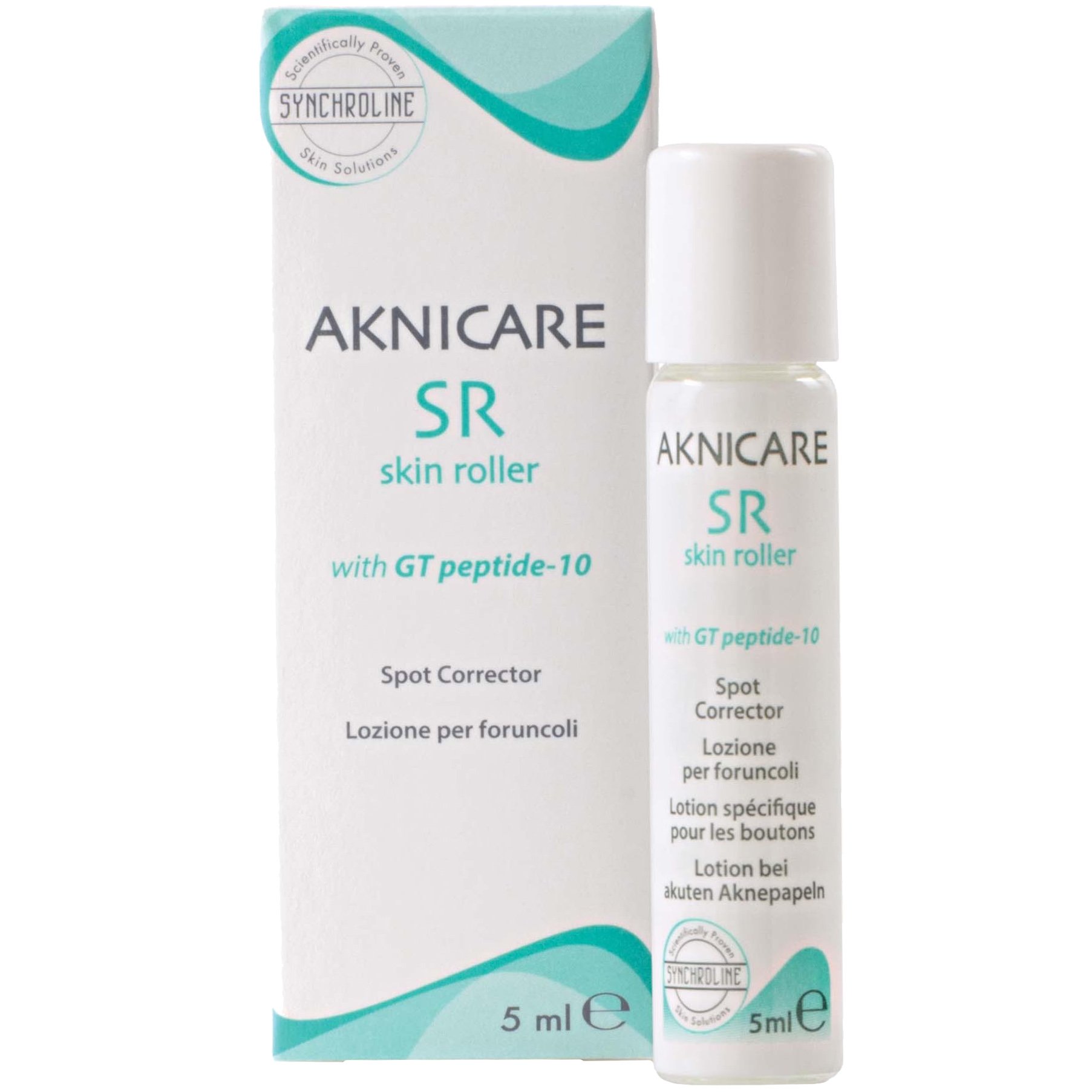 Synchroline Synchroline Aknicare Spot Corrector Skin Roller Λοσιόν Τοπικής Εφαρμογής για Μεμονωμένα Σπυράκια & Μαύρα Στίγματα​​​​​​​ 5ml