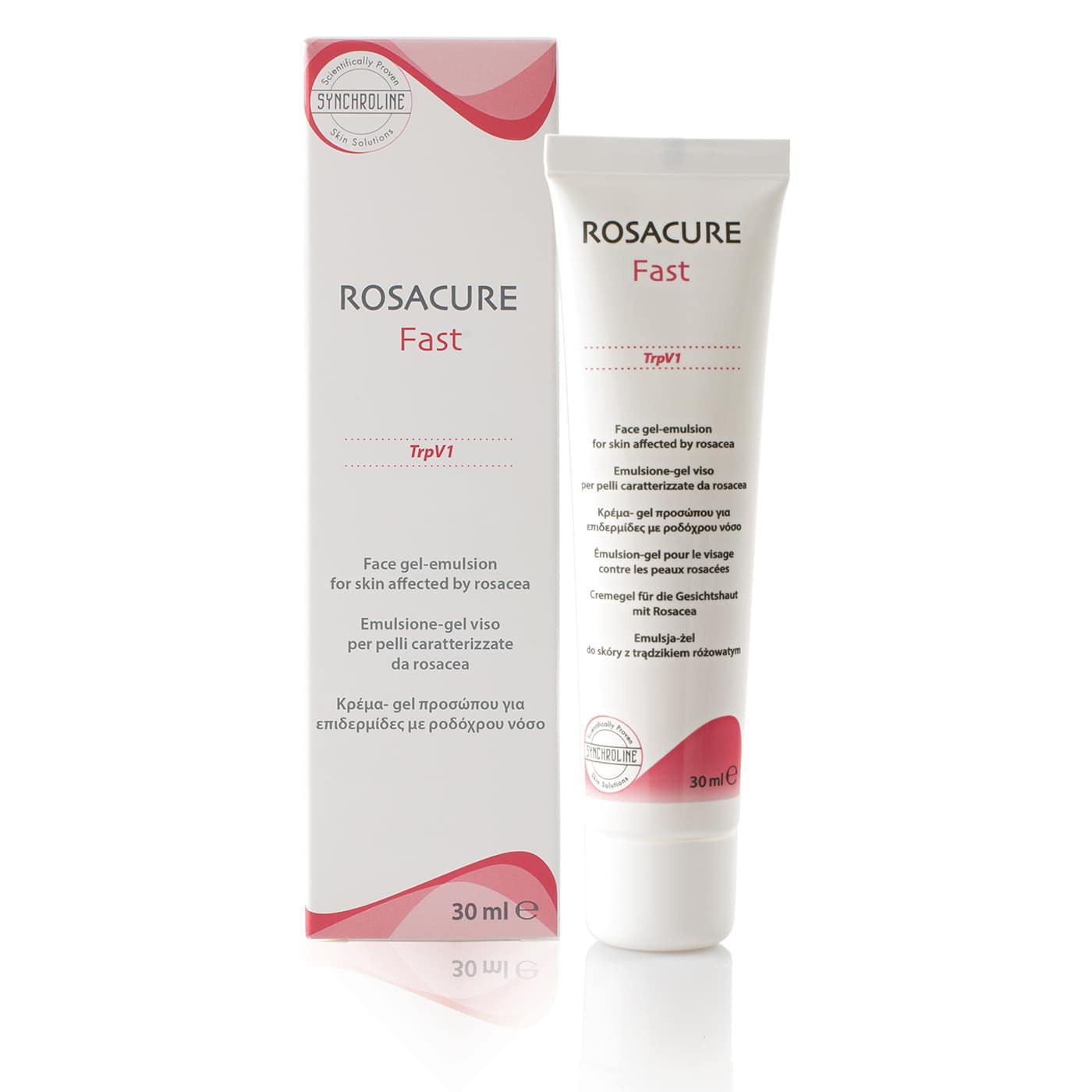 Synchroline Rosacure Fast Cream – Gel Cream, Gel Προσώπου για Επιδερμίδες με Ροδόχρου Νόσο 30ml