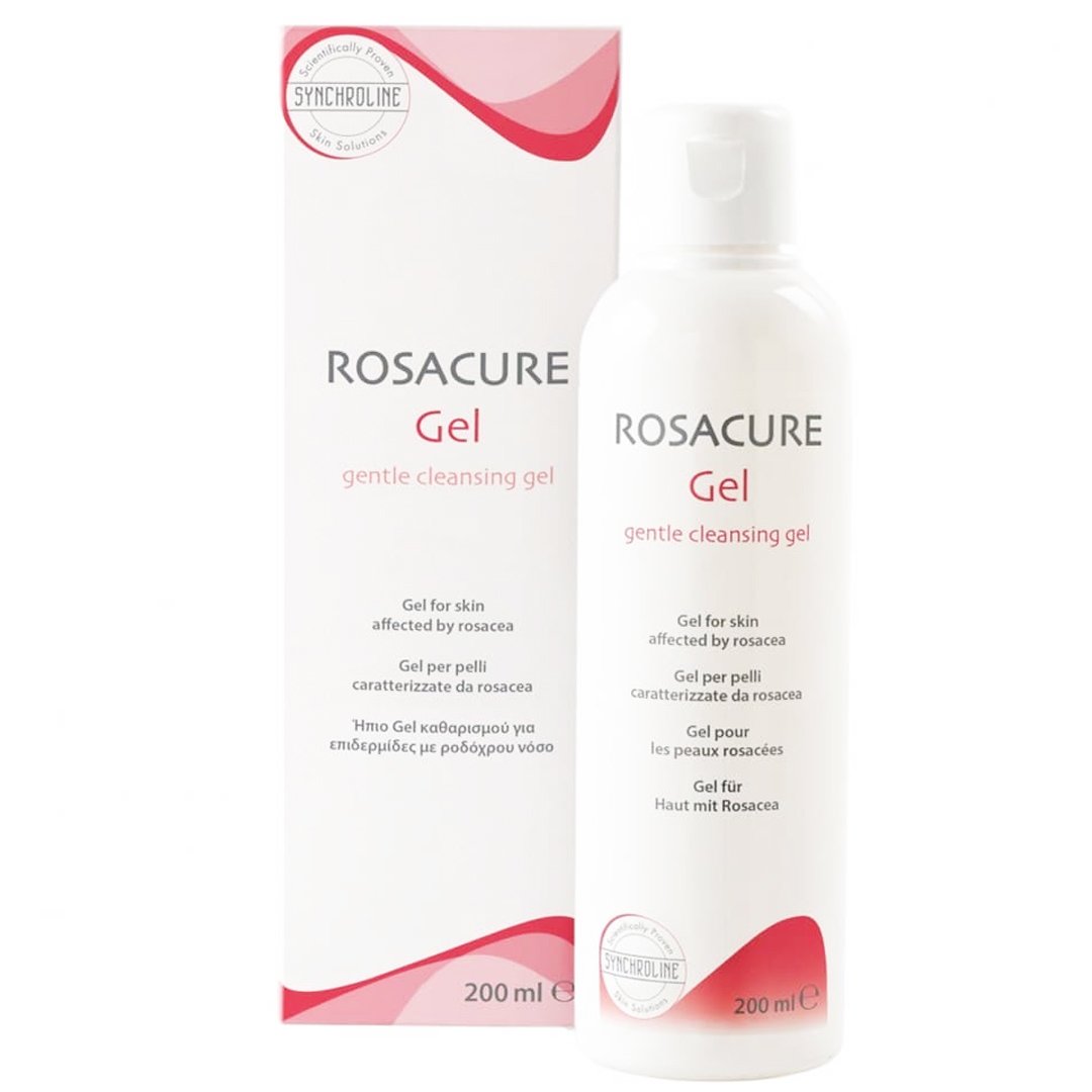 Synchroline Rosacure Gentle Cleansing Gel for Skin Affected by Rosacea Ήπιο Gel Καθαρισμού Προσώπου για Επιδερμίδες με Ροδόχρου Νόσο 200ml