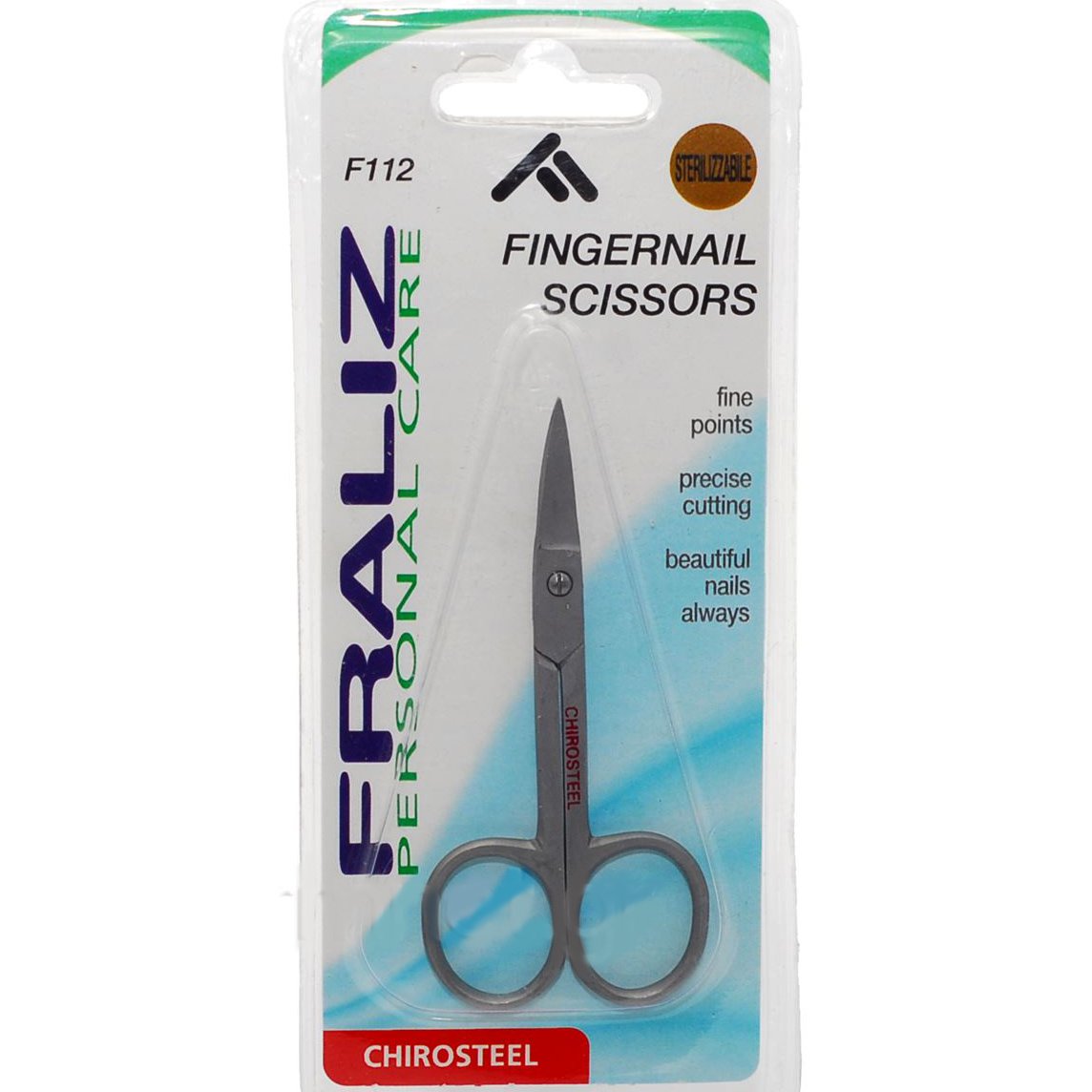 Fraliz F112 Fingernails Scissors Ψαλιδάκι για τα Νύχια των Χεριών Λεπτό Καμπυλωτό 1 Τεμάχιο
