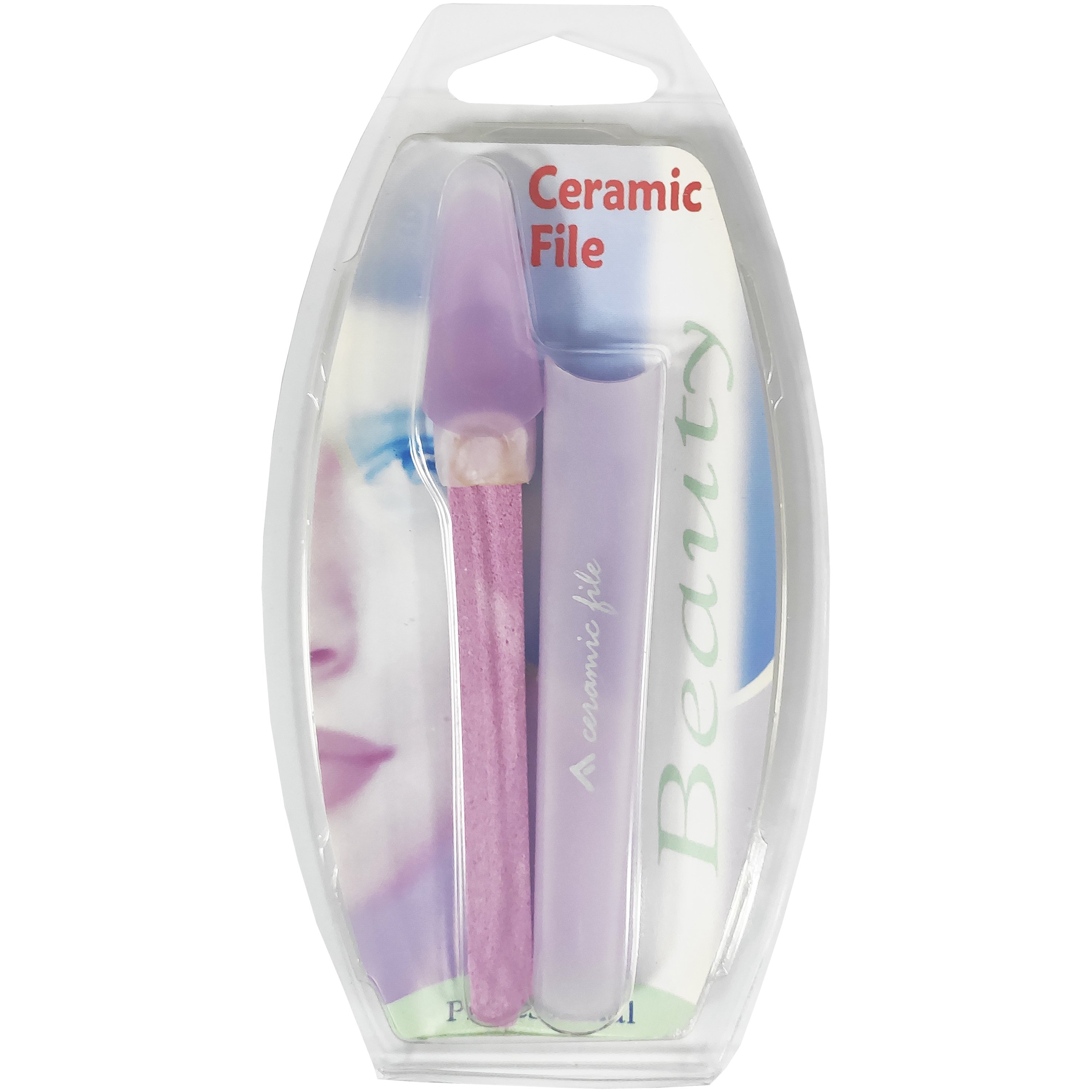 Fraliz Ceramic File Κεραμική Λίμα Νυχιών με Θήκη 1 Τεμάχιο – Μωβ