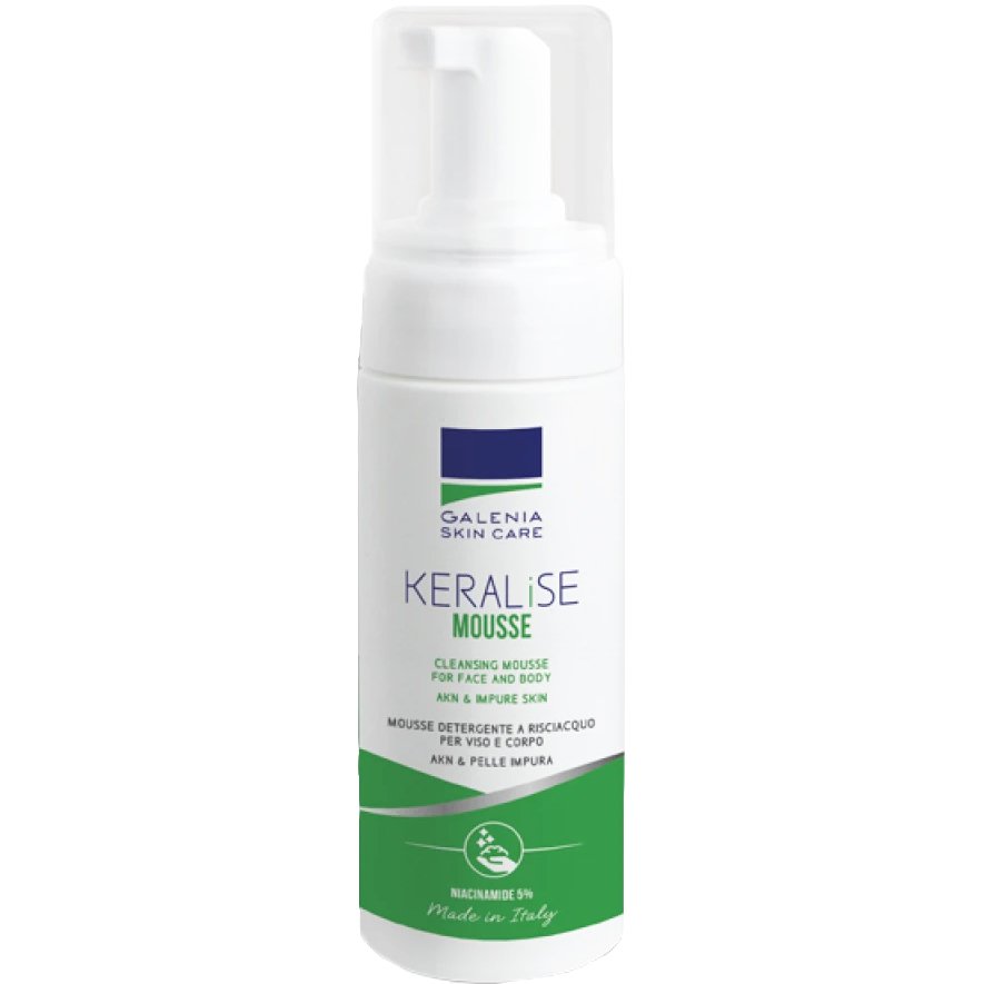Galenia Skin Care Keralise Face & Body Cleansing Mousse Αφρός Καθαρισμού Προσώπου & Σώματος για τα Ακνεΐκά & Λιπαρά Δέρματα 150ml