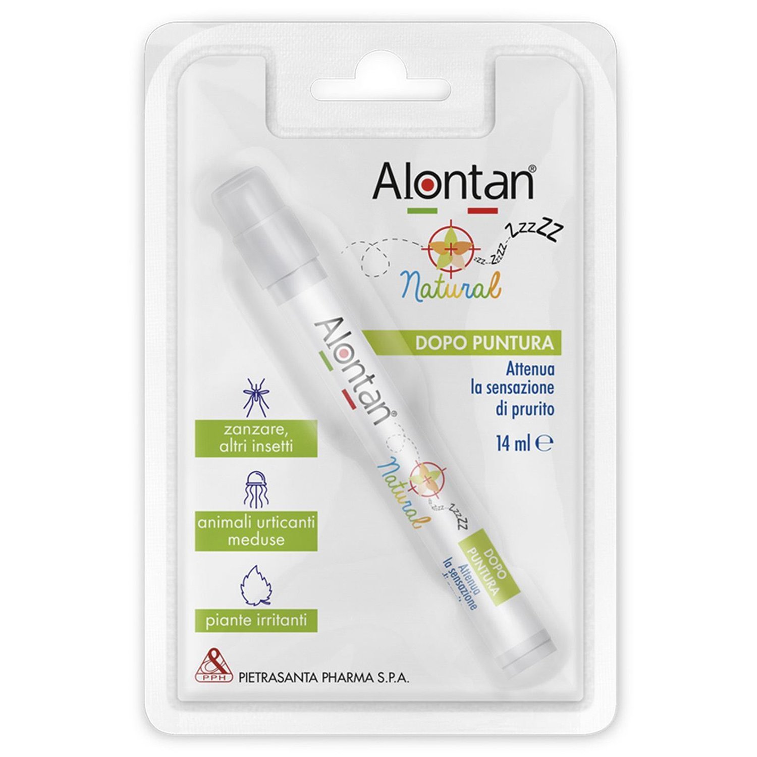 Alontan Natural Stick Στυλό Εφαρμογής για Μετά το Τσίμπημα, Χωρίς Αμμωνία 14ml