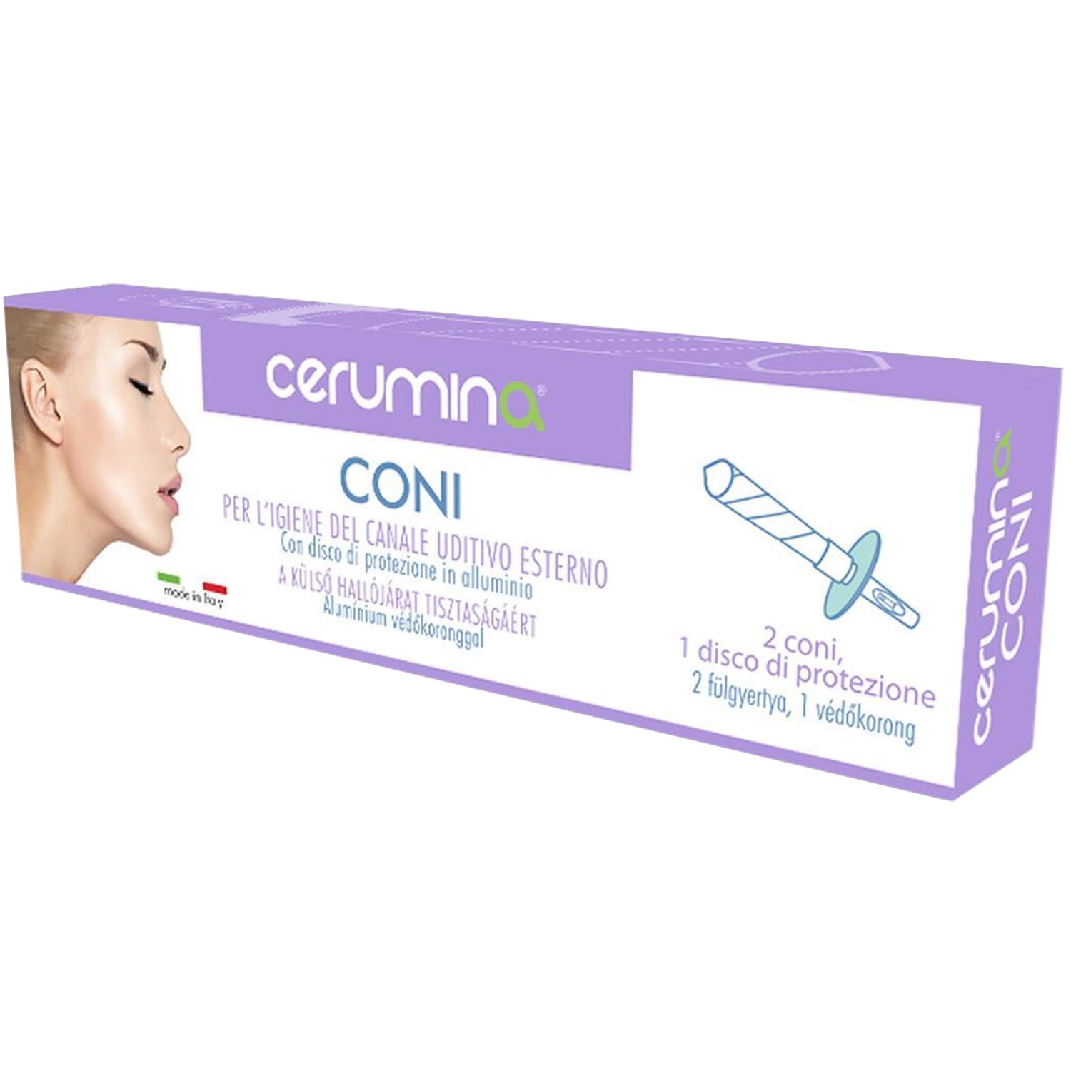 Cerumina Coni Κώνοι για την Υγιεινή των Αυτιών 2 Τεμάχια