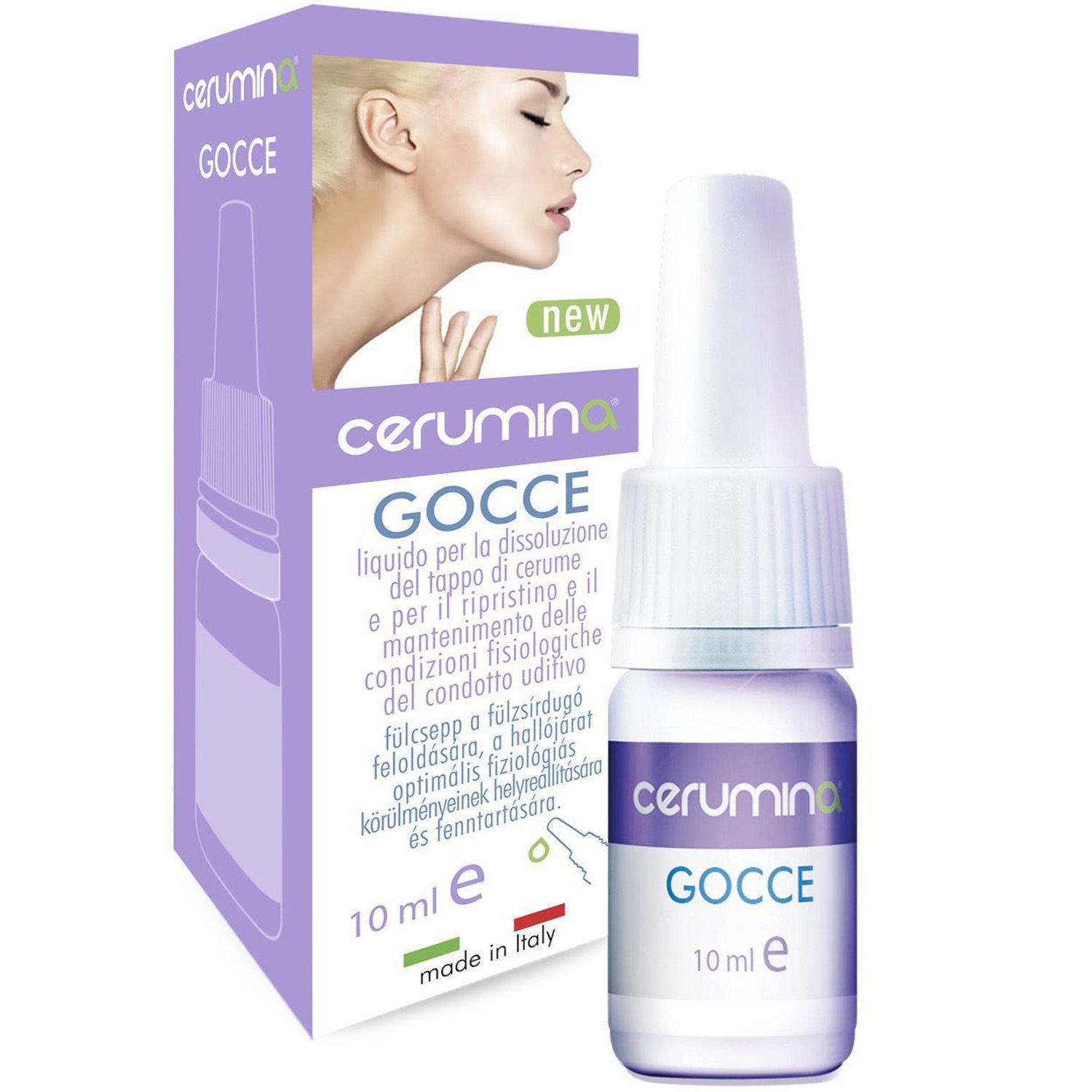 Cerumina Gocce Drops Ωτικές Σταγόνες για την Αφαίρεση της Κυψελίδας 10ml