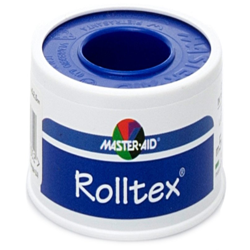 Master Aid Roll Tex Αυτοκόλλητο Επιδεσμικό Ρολό σε Λευκό Χρώμα 1 Τεμάχιο – 5m x 5cm