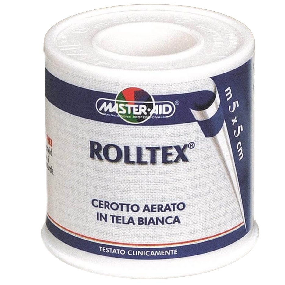 Master Aid Roll Tex Αυτοκόλλητο Επιδεσμικό Ρολό σε Λευκό Χρώμα 1 Τεμάχιο – Master Aid Roll Tex Αυτοκόλλητο Επιδεσμικό Ρολό σε Λευκό Χρώμα 1 Τεμάχιο – 5m x 5cm