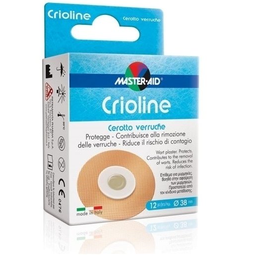Masteraid Cerotto Verruche Crioline Επιθέματα Για Καταπολέμηση Των Μυρμηκιών 12 τεμάχια