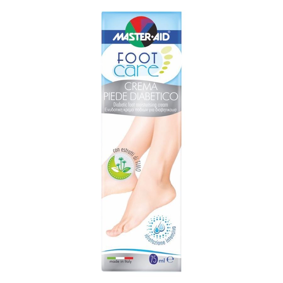 Master Aid Ενυδατική Κρέμα Ποδιών για Διαβητικούς 75ml