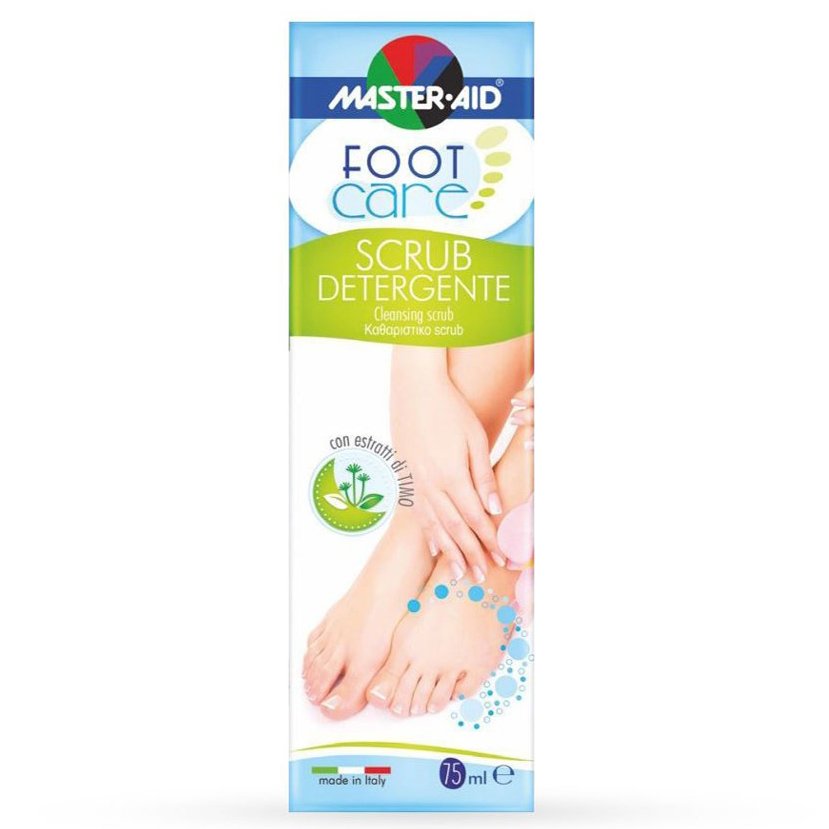 Master Aid Foot Care Scrub Detergente Καθαριστικό Scrub για τα Πόδια 75ml