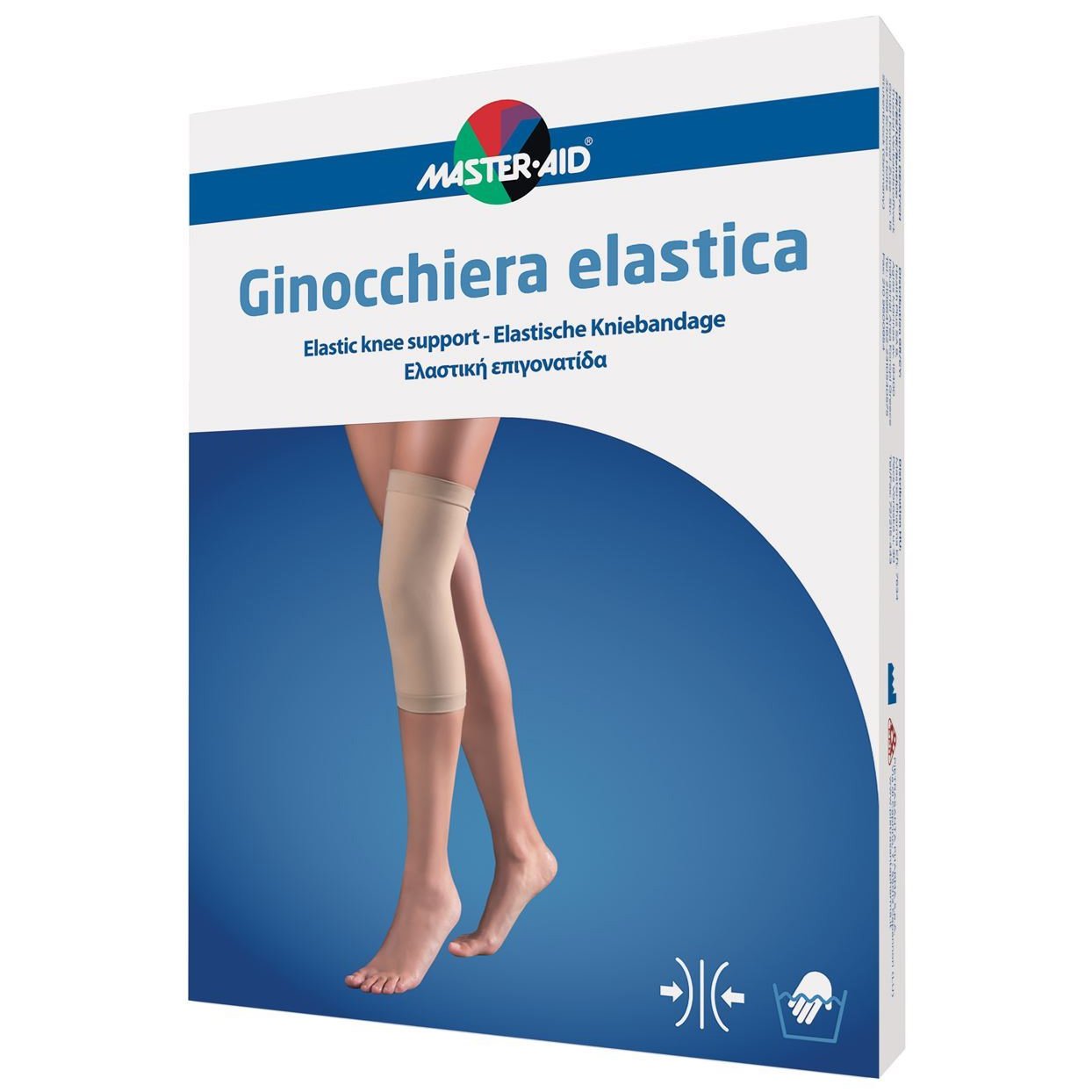 Master Aid Elastic Knee Support Ελαστική Επιγονατίδα σε Μπεζ Χρώμα 1 Τεμάχιο – Small