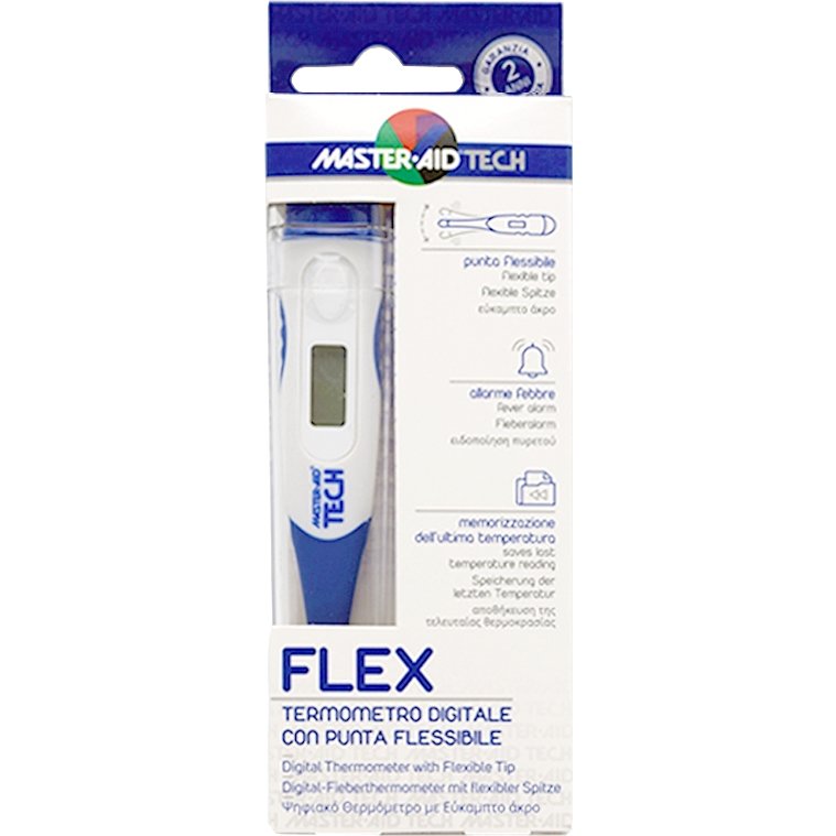 Master Aid Flex Ψηφιακό Θερμόμετρο και Προστατευτική Θήκη 1 τμχ