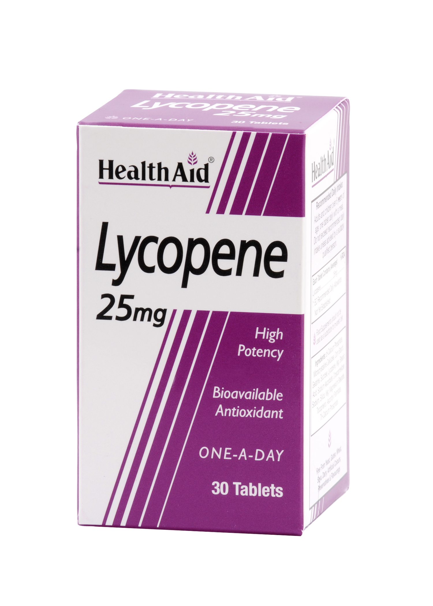 Health Aid Lycopene 25 mg Καροτινοειδές Με Ισχυρή Αντιοξειδωτική Δράση 30tabs