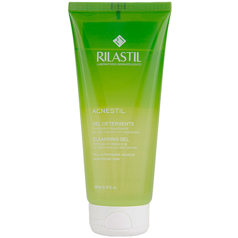 Rilastil Acnestil Purifying Cleansing Gel Καθαριστικό Gel Προσώπου για Λιπαρή, Μικτή Επιδερμίδα με Ατέλειες & Τάση Ακμής 200ml