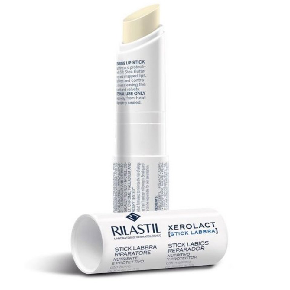 Rilastil Xerolact Stick Labbra Repairing Lipstick Επανορθωτικό Stick για τα Χείλη 4.8ml
