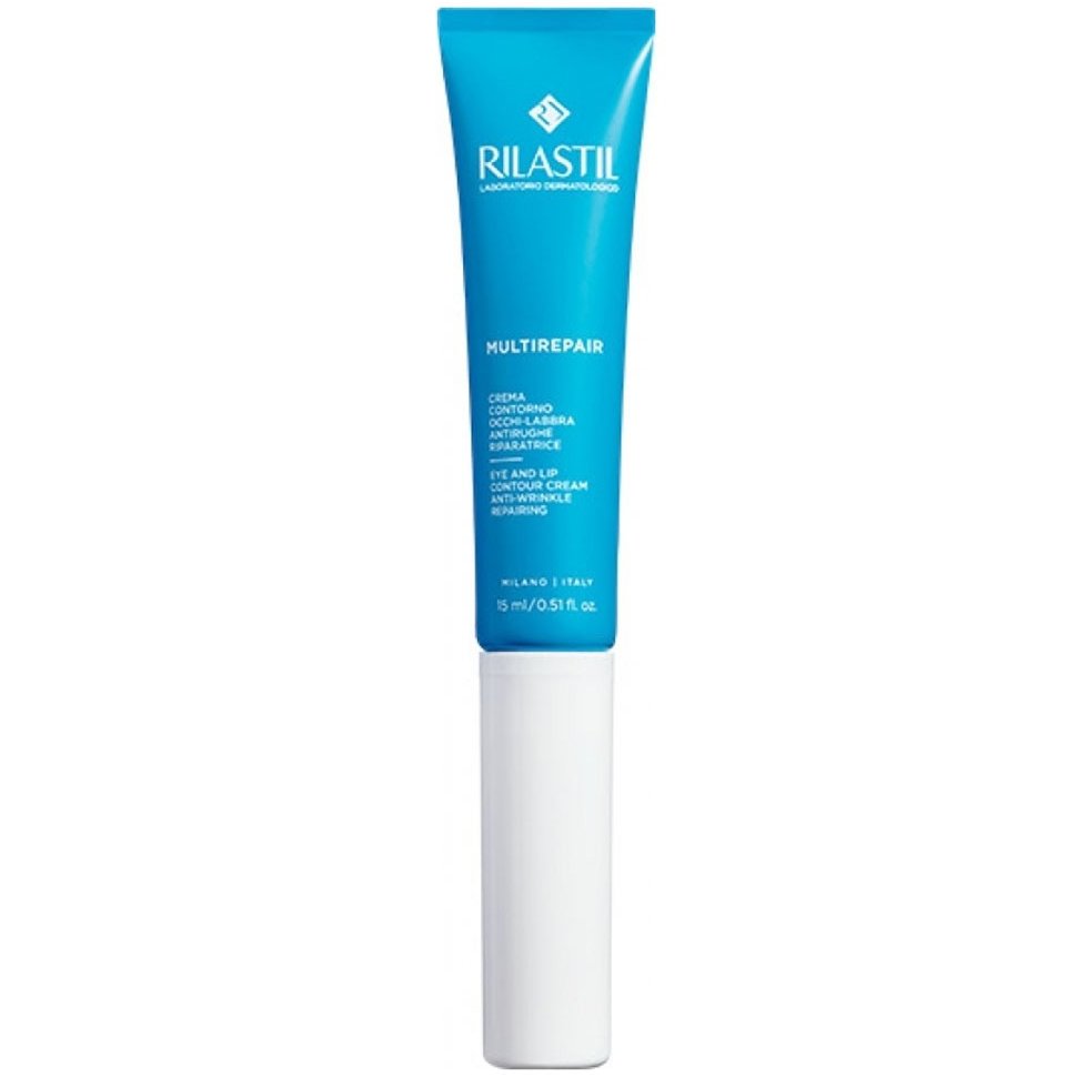 Rilastil Multirepair Anti-Wrinkle Eye & Lip Contour Cream Αντιρυτιδική, Επανορθωτική Κρέμα για το Περίγραμμα των Ματιών & των Χειλιών 15ml