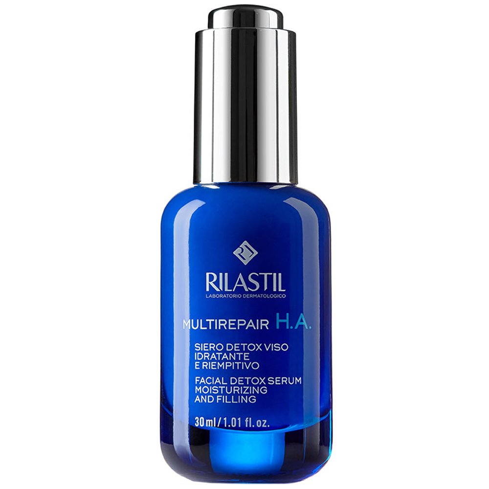 Rilastil MultiRepair H.A. Repairing Facial Detox Serum Moisturizing & Filling Επανορθωτικός Ορός Προσώπου για Αποτοξίνωση & Εξομάλυνση Ρυτίδων 30ml