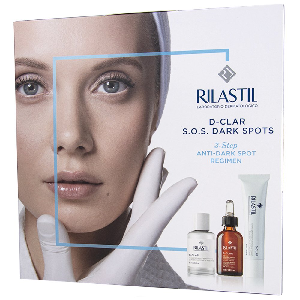 Rilastil Πακέτο Προσφοράς D-Clar S.O.S Dark Spots Depigmenting Concentrate Drops 30ml & Daily Depigmenting Cream 40ml & Concentrated Micropeeling 30ml