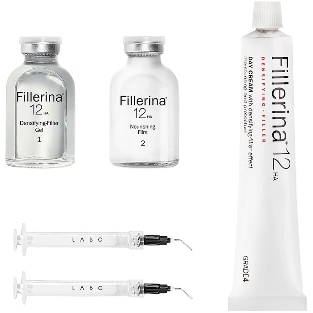 Labo Fillerina Πακέτο Προσφοράς 12HA Densifying Filler Complete Treatment Gel 30ml & Nourishing Film 30ml & Δώρο Densifying Filler Day Cream Grade 4, 50ml