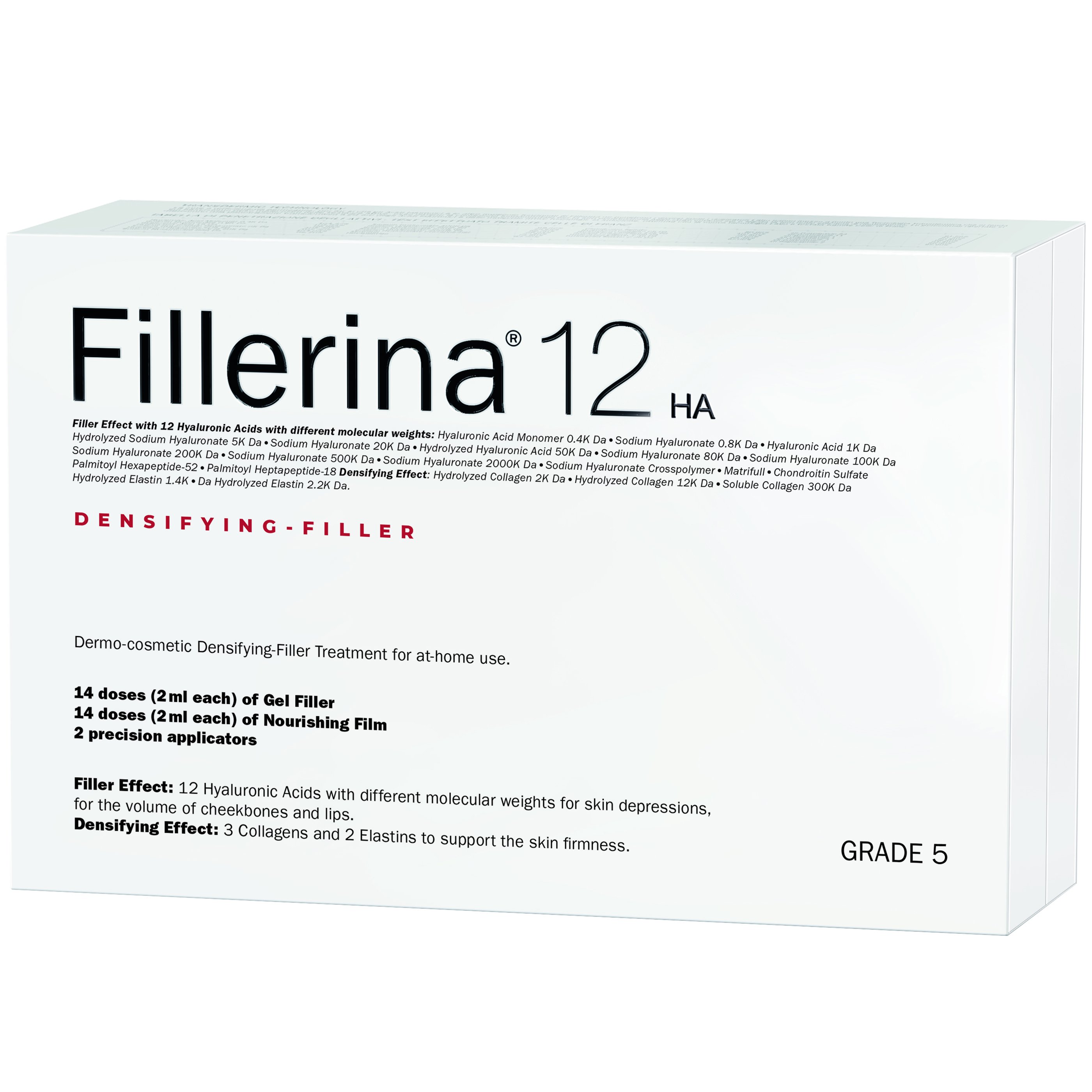 Labo Fillerina 12HA Densifying Filler Face Treatment Grade 5 Αντιγηραντικός Ορός Προσώπου Αναπλήρωσης του Δέρματος & Γεμίσματος των Ρυτίδων 2x30ml