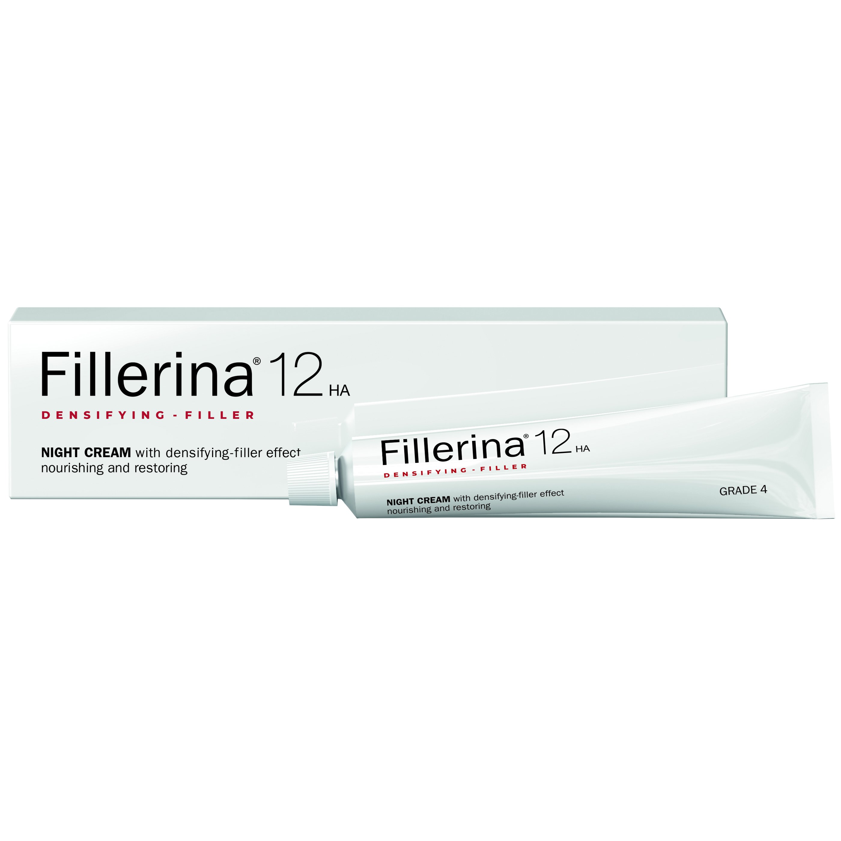 Labo Fillerina 12HA Densifying Filler Night Cream Grade 4 Αντιγηραντική Κρέμα Νυκτός Προσώπου για Αναπλήρωση Όγκου & Γεμίσματος των Ρυτίδων 50ml