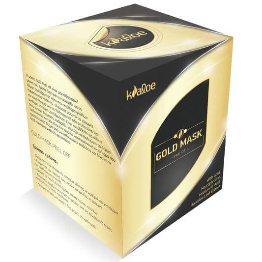 Kaloe Gold Mask Peel Off Χρυσή Μάσκα για Σύσφιξη & Λάμψη με Εκχύλισμα Φύλλων Haberlea 50ml