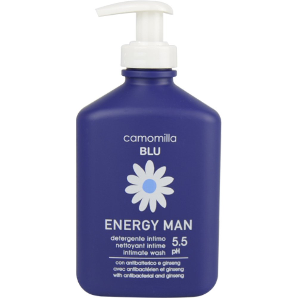 Camomilla Blu Camomilla Blu Energy Man Intimate Wash  Απάλη Λοσιόν Καθαρισμού Ανδρών για την Ευαίσθητη Περιοχή με Εκχύλισμα Τζίσενγκ 300ml