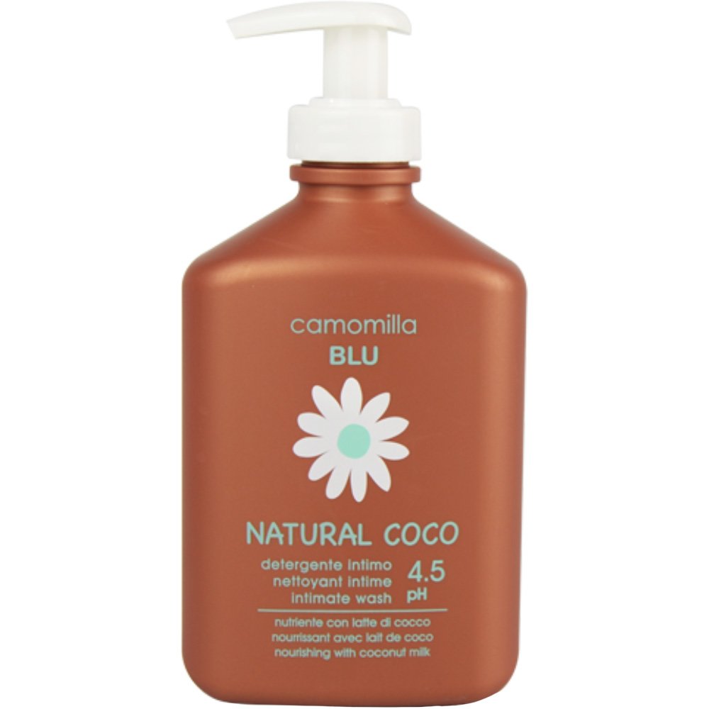 Camomilla Blu Camomilla Blu Natural Coco Intimate Wash Απαλή Λοσιόν Καθαρισμού Ευαίσθητης Περιοχής Κατα της Ξηροδερμίας με Αντλία 300ml