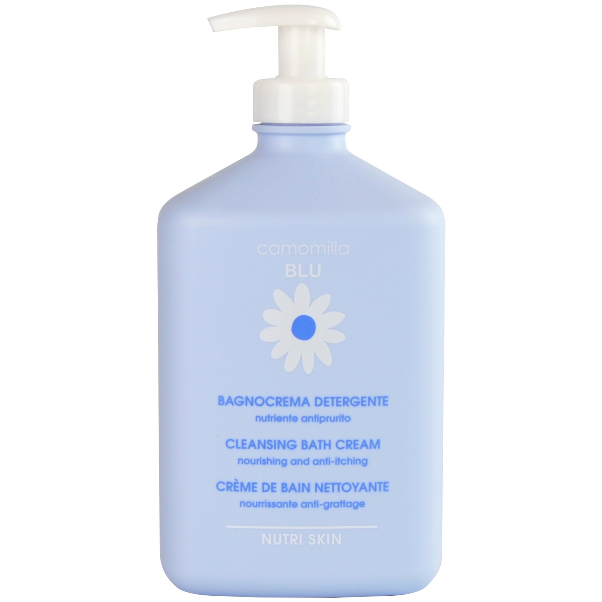 Camomilla Blu Camomilla Blu Nutri Skin Cream Cleansing Bath Απαλή Κρέμα Καθαρισμού για Ευαίσθητο & Ξηρό Δέρμα με Άρωμα Χαμομήλι 500ml