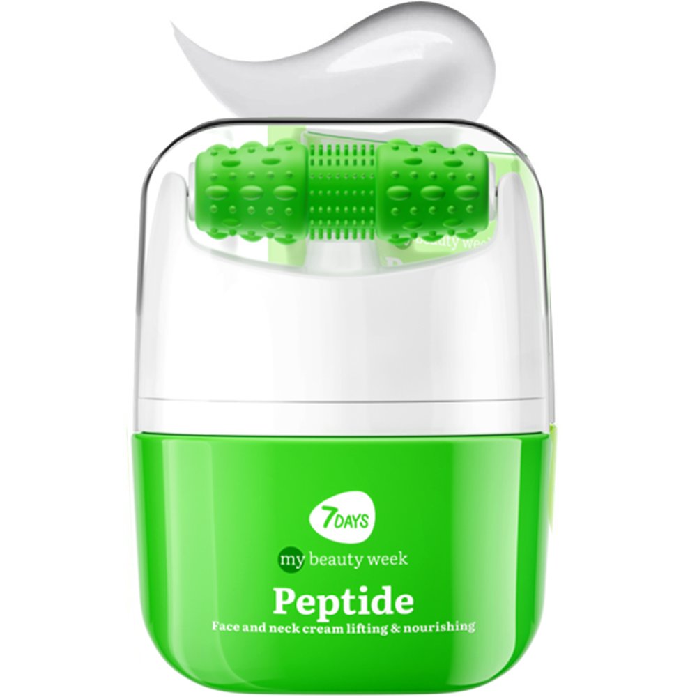 7DAYS My Beauty Week Peptide Lifting & Nourishing Face & Neck Cream Αντιγηραντική Κρέμα Προσώπου, Λαιμού με Πεπτίδια & Εφαρμοστή Μασάζ για Αντιμετώπιση των Ρυτίδων & Γραμμών Έκφρασης 40ml