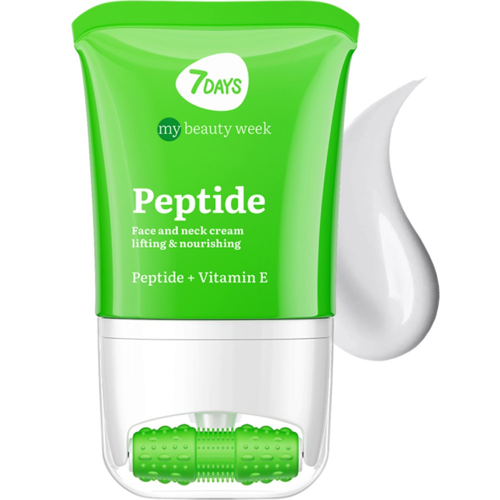 7DAYS My Beauty Week Peptide Lifting & Nourishing Face & Neck Cream Αντιγηραντική Κρέμα Προσώπου, Λαιμού με Πεπτίδια & Εφαρμοστή Μασάζ για Αντιμετώπιση των Ρυτίδων & Γραμμών Έκφρασης 80ml