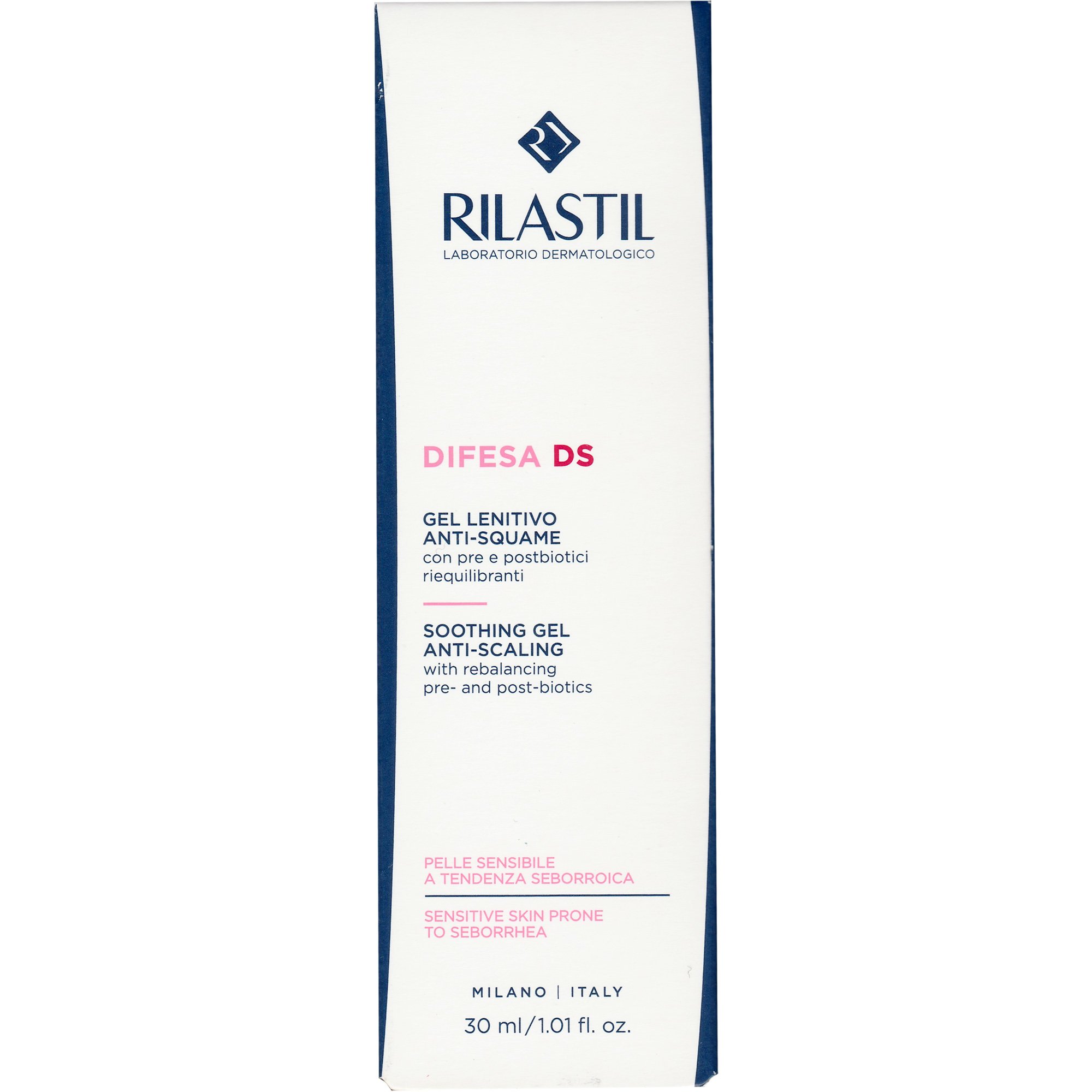 Rilastil Difesa DS Soothing Gel Anti-Scaling Καταπραϋντικό Τζελ Ενάντια στην Απολέπιση με Εξισορροπητική Δράση 30ml