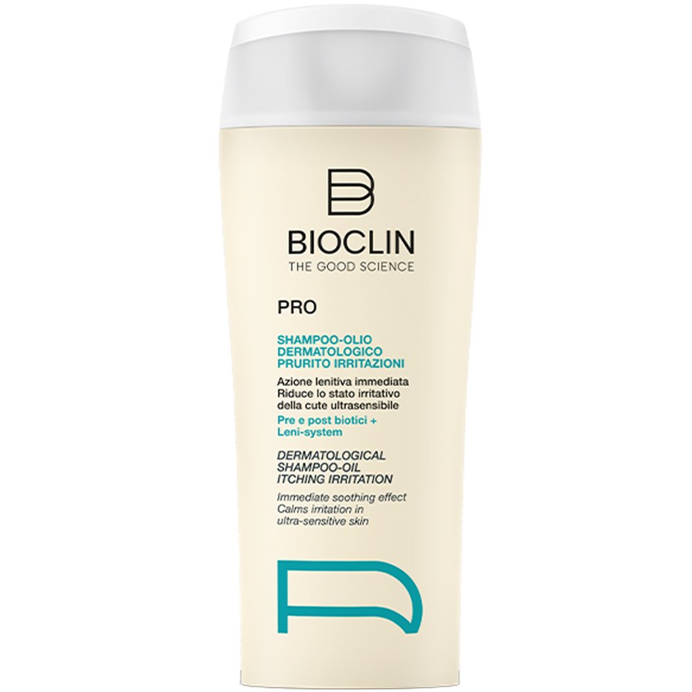 Bioclin Bioclin Pro Hair Dermatological Itching Irritation Shampoo-Oil Σαμπουάν Καθαρισμού σε Μορφή Ελαίου για Ευαίσθητο Τριχωτό Κεφαλής με Δράση Κατά της Λιπαρότητας, του Κνησμού & των Ερεθισμών 200ml