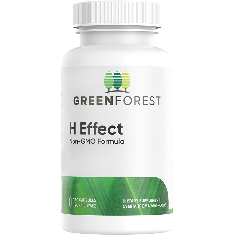 Green Forest Green Forest Vitamins Η Effect Συμπλήρωμα Διατροφής Βιταμινών, Μετάλλων, Αμινοξέων & Εκχυλίσματος Βοτάνων για την Υποστήριξη του Οργανισμό Κατά τη Θυρεοειδίτιδα Χασιμότο 120caps