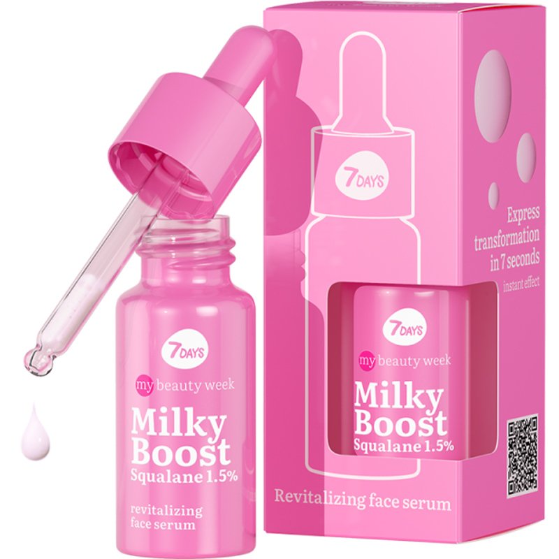 7DAYS Milky Boost Revitalizing Face Serum Ενυδατικός Αναζωογονητικός Ορός Προσώπου 20ml