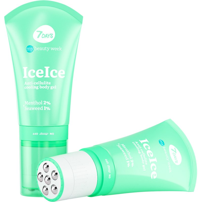 7DAYS 7DAYS My Beauty Week IceIce Anti Cellulite Cooling Body Gel Σώματος Κρυολιπόλυσης με Μενθόλη & Φύκια για την Αντιμετώπιση της Κυτταρίτιδας Χαρίζοντας Αίσθηση Δροσιάς 130ml