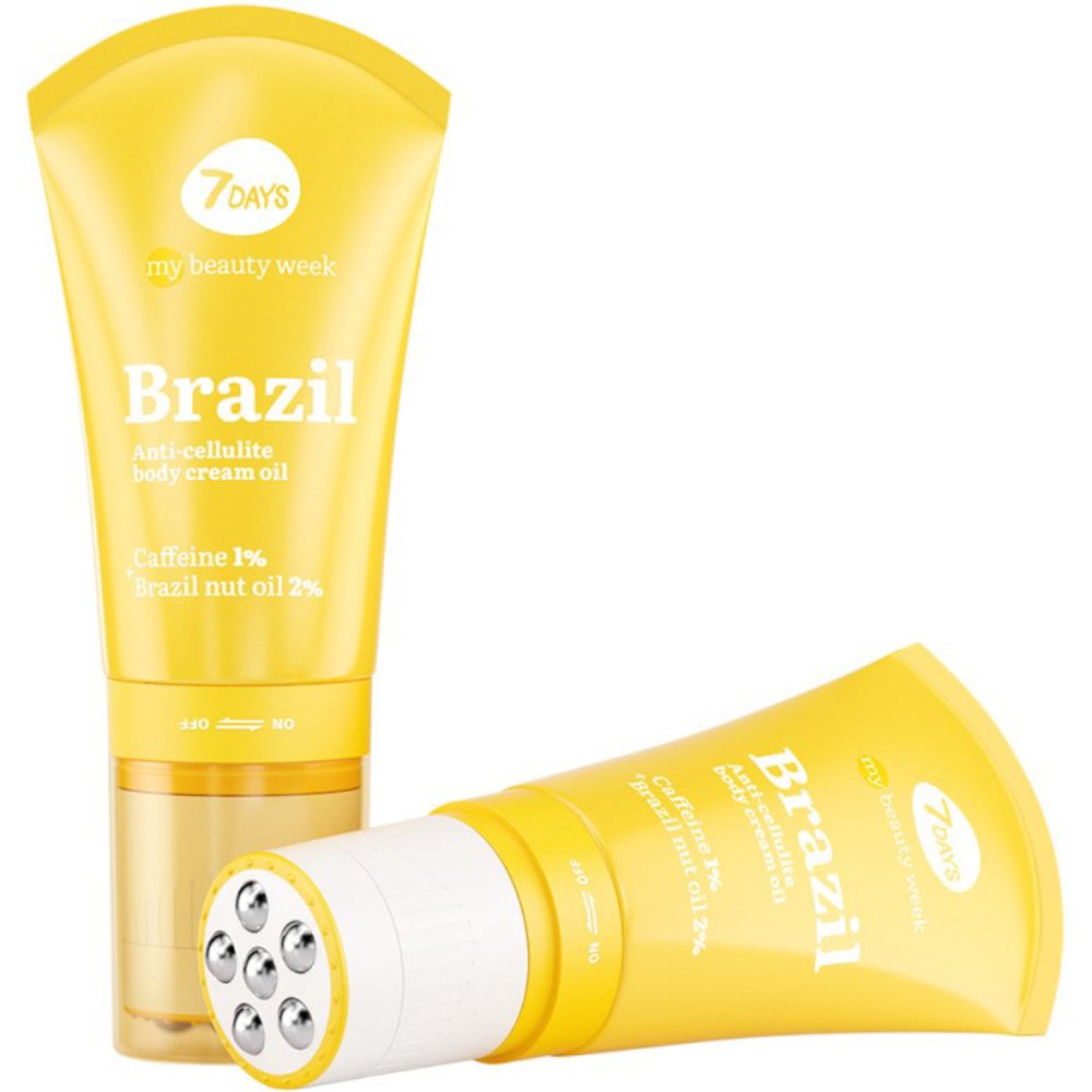 7DAYS 7DAYS My Beauty Week Brazil Anti Cellulite Oil Body cream Κρέμα Σώματος με Έλαιο για Καταπολέμηση της Κυτταρίτιδας, των Ραγάδων & άλλες Ατέλειες του Δέρματος 130ml