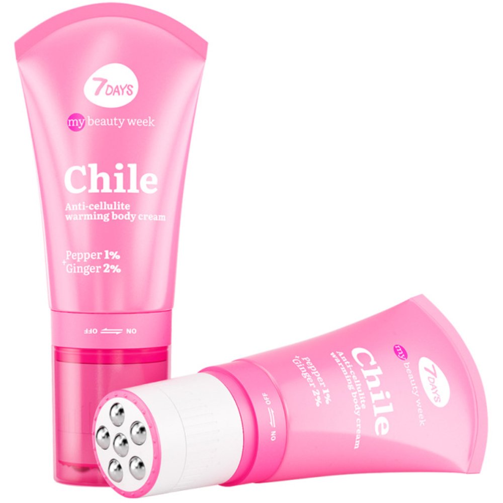 7DAYS 7DAYS My Beauty Week Chile Anti Cellulite Warming Body Cream Αντικυτταριτιδική Ζεστή Κρέμα Σώματος 130ml