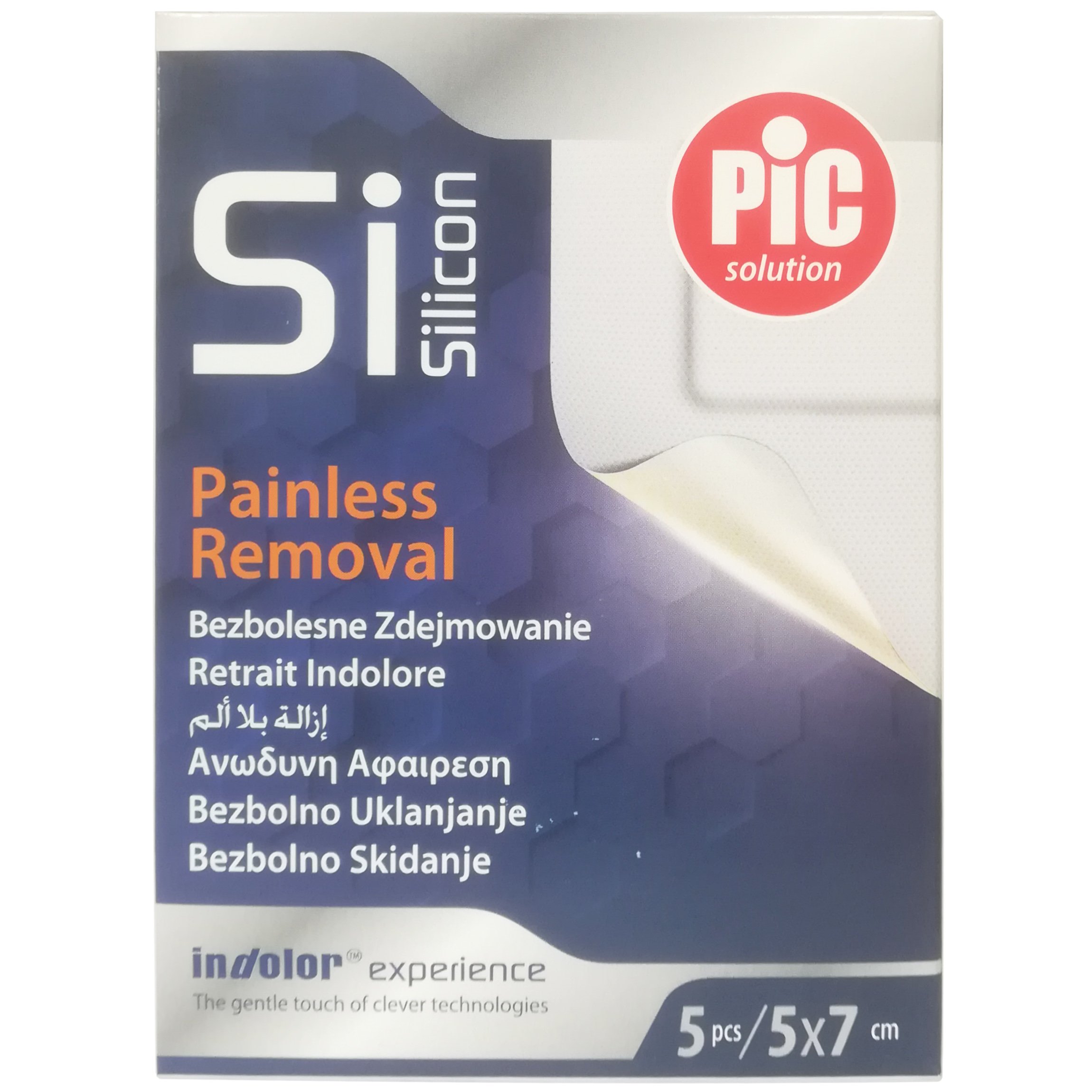 Pic Solution Si Silicon Painless Removal Strips Αδιάβροχα Αυτοκόλλητα Επιθέματα με Τεχνολογία Σιλικόνης για Εύκολη Αφαίρεση 5 Τεμάχια – 5x7cm