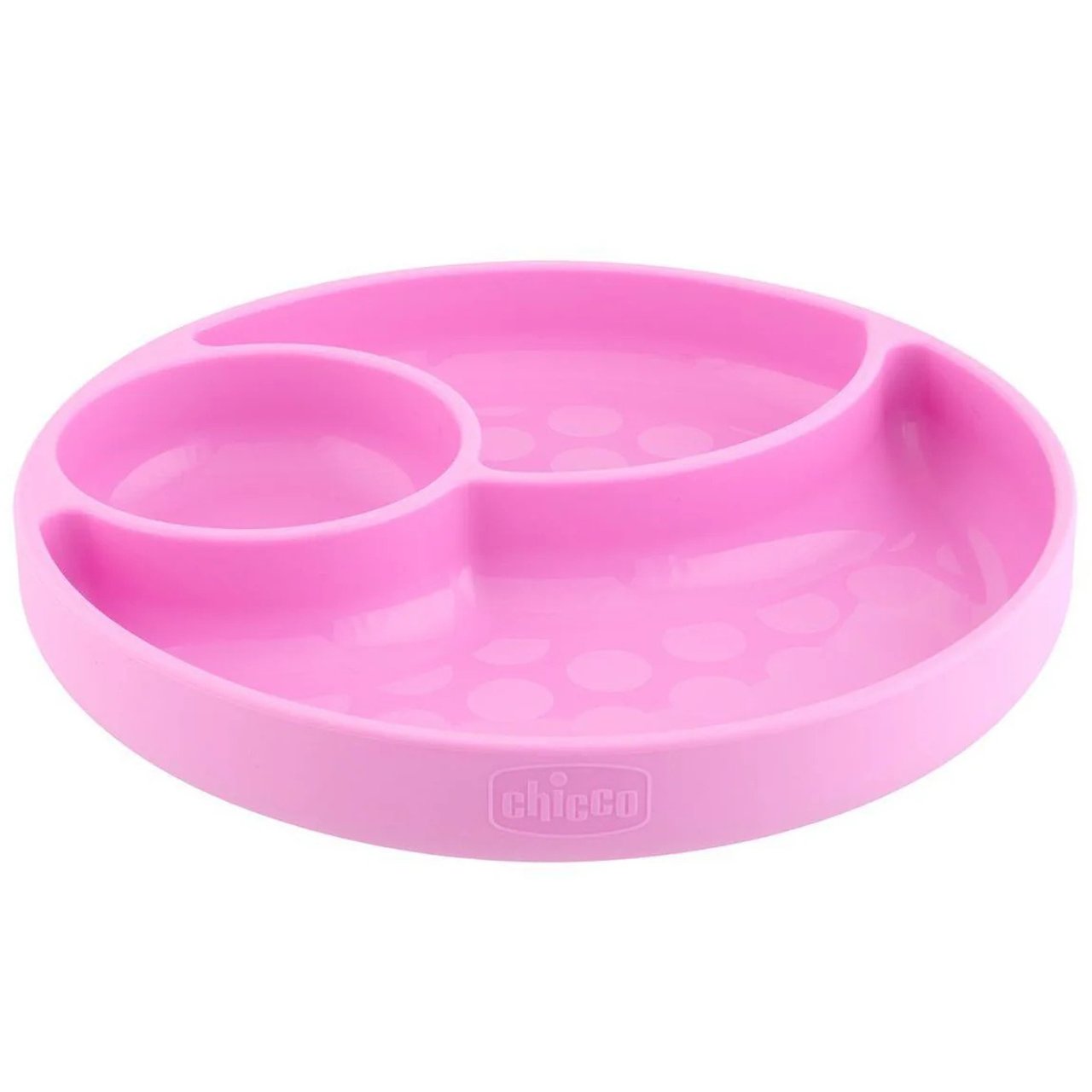 Chicco Chicco Easy Menu Plate 12m+ Βρεφικό Πιάτο Σιλικόνης με Χωρίσματα 1 Τεμάχιο